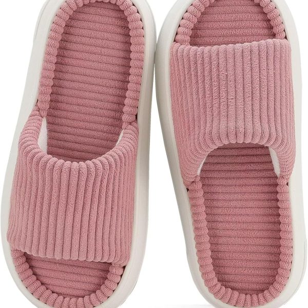 Unisex Summer House Slippers Indoor and Outdoor Slip-On Home Bedroom Shoes for Women and Men